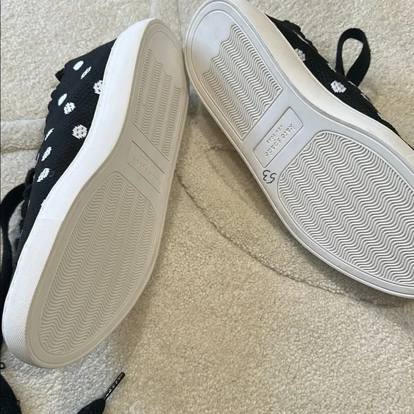 Kate Spade Black and White Polka Dot Sneakers - Picture 2 of 7